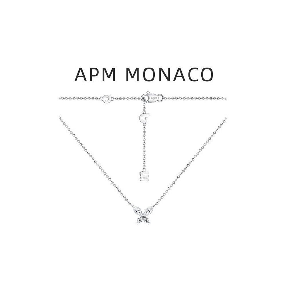 香港直邮APM Monaco蝴蝶项链925纯银轻奢小众送女友生日礼物
