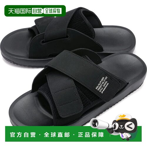 日本直邮MOONSTAR 810s ET033 ALLPEMODI 黑色 SS23 黑色拖鞋凉鞋