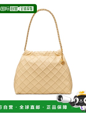 香港直邮TORY BURCH 女士斜挎包 162450700 CO 黄色 FLEMING 抽绳