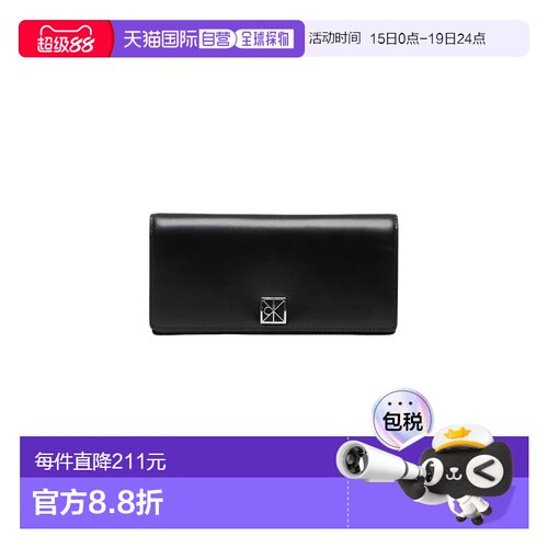 1h可退 香港直邮CALVIN KLEIN 女士钱包 LV04F1129GUB1 SS2026 黑