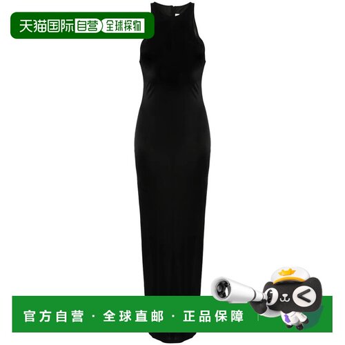 1h可退 香港直邮Saint Laurent 圣罗兰 女士 无袖长款连衣裙 7716