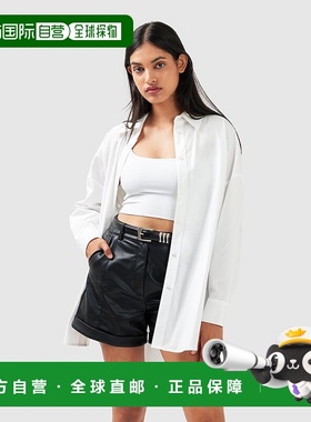 自营 belle & bloomWilder Days纯素皮短裤-黑色 美国奥莱直发