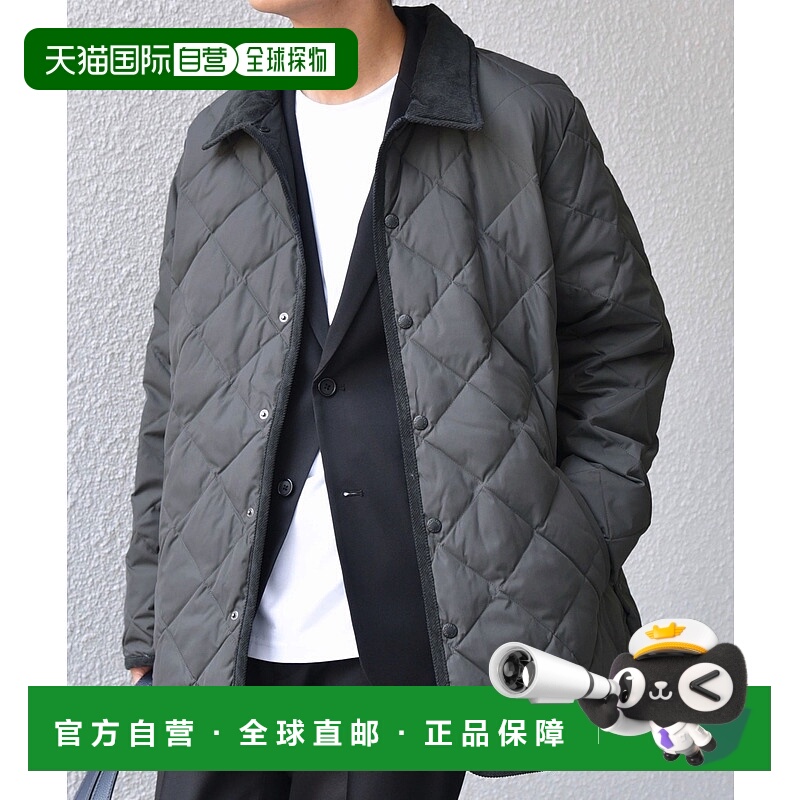 1h可退 日本直邮TAION 男士手洗可钻石纹羽绒风格半长外套 714670