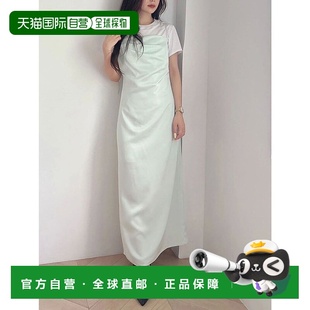 ME2340EW025365 日本直邮MERCURYDUO 缎面低领连衣裙