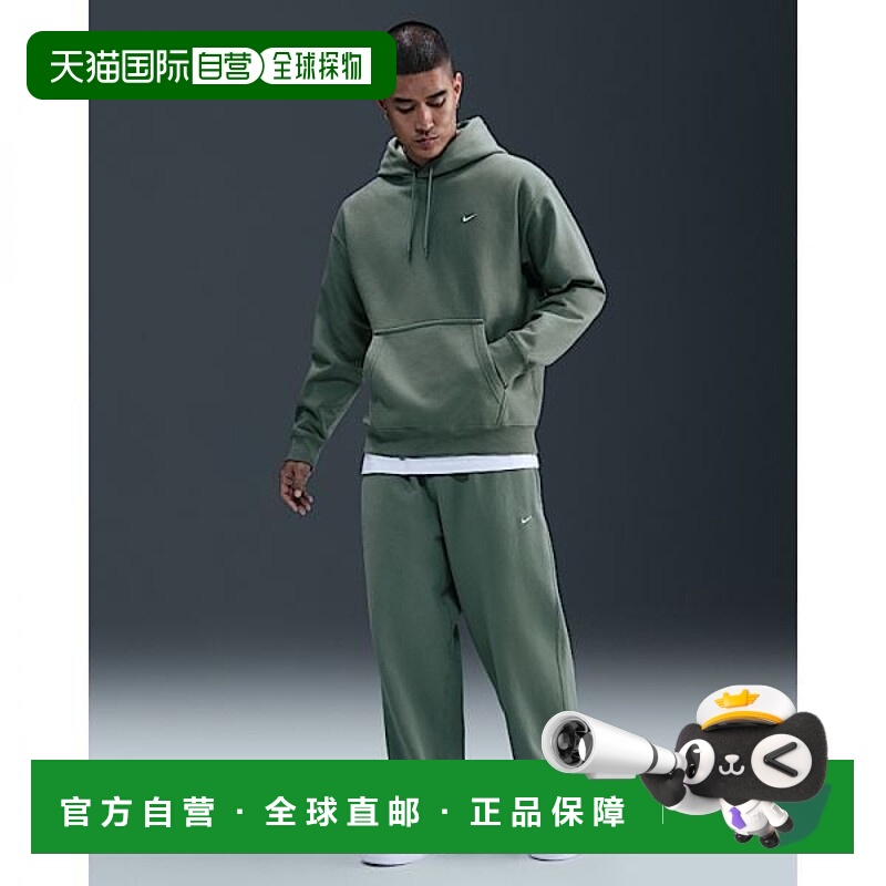 韩国直邮NIKE {仅限店内｝NIKE Solo Swoosh 男士抓绒开边长裤 -