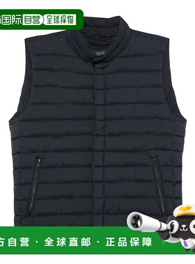 香港直邮HERNO 男士马甲 PC001ULE12456Z9200 SS2025 黑色 高领马