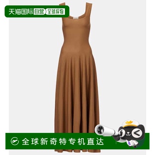 连衣裙 Jodie 羊毛长款 舒 brown棕色 香港直邮KHAITE 1h可退 女士