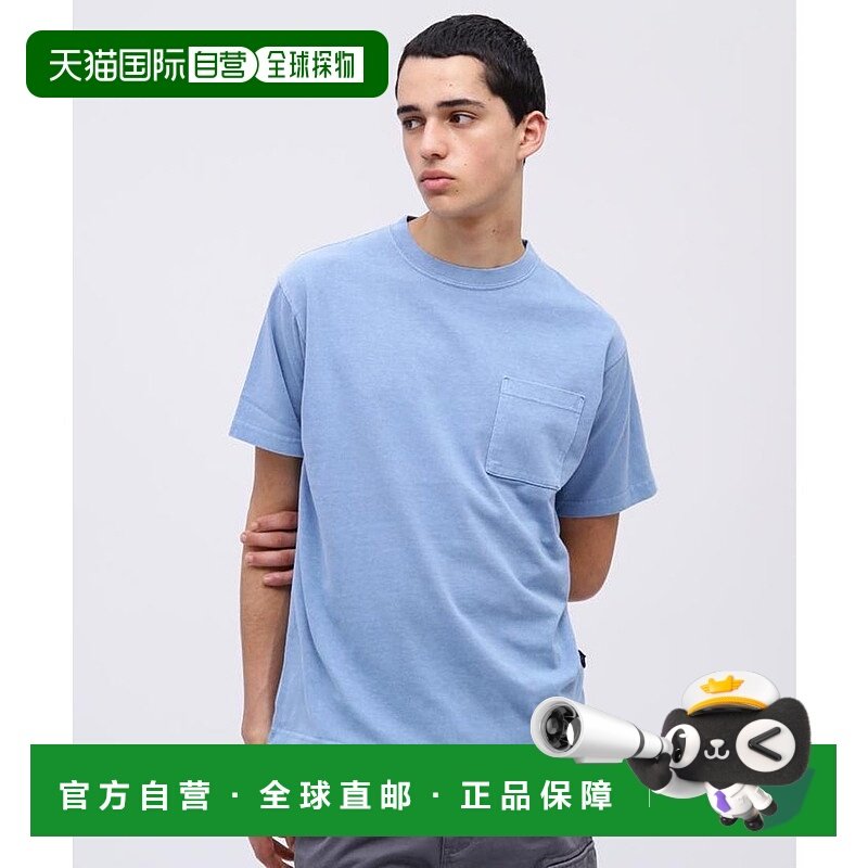 日本直邮AVIREX 半袖褪色洗水口袋T恤 [AV1129EM016019]