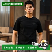恤 81062671 男士 香港直邮BURBERRY EKD T恤 黑色 徽章