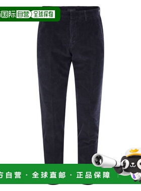 1h可退 香港直邮Fay 男士 腰带环休闲裤 NTM8649187TUNY blue蓝色