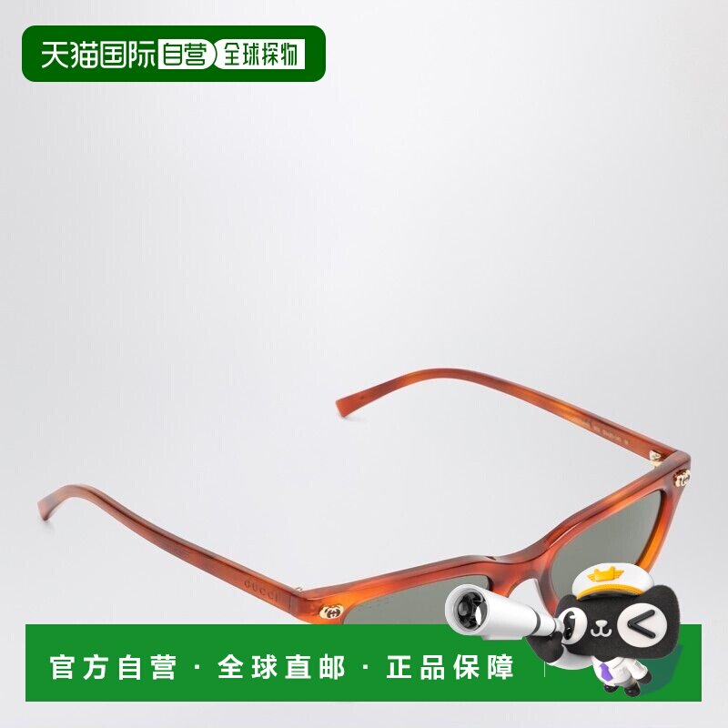 1h可退 香港直邮GUCCI 女士眼镜 839996J07402612 AW2025 灰色 猫