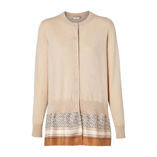 女士针织毛衣 徽标印花开衫 80169211 花色 AW2019 BURBERRY