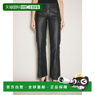 1h可退 香港直邮Mugler 穆勒 女士 蜡面直筒裤 24W6PA0444286裤子