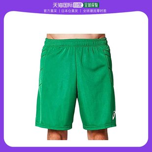 ASICS足球运动短裤 2101A 日本直邮 守门员比赛裤 绿色3XL 男士