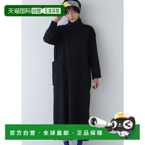1h可退 日本直邮HUMAN WOMAN 女士高领长款连衣裙 0774140300
