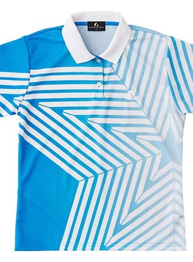 日本直邮LUCENT 女式比赛衬衫蓝色网球 XLP4987 女式短袖