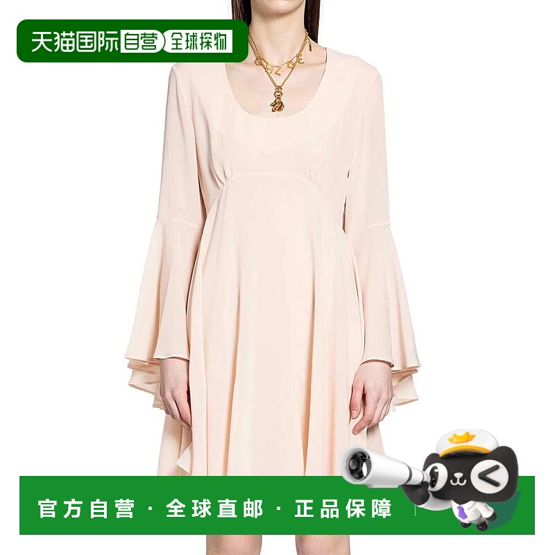 1h可退 香港直邮CHLOÉ 女士连衣裙 CH25WRO670026H6 AW2025 粉红