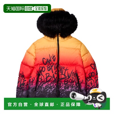 自营 cult of individualityCult's Puffer夹克搭配Sunburst毛皮-