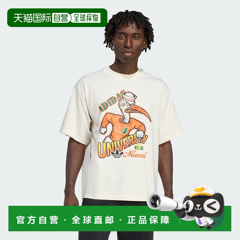 自营Men's adidas Miami Hurricanes Originals Graphic Tee - of