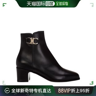香港直邮SALVATORE 黑色女士踝靴 P790 FERRAGAMO 732958