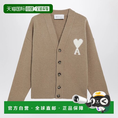 香港直邮Ami Paris 女士针织衫 UKC365KN0135A278 A支付后1h可退