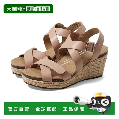 1h可退 【美国直邮】aetrex女士时装单鞋浅口圆头真皮休闲时尚 透