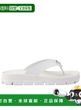 香港直邮PRADA 女士凉鞋 1Y420N3LKKF020F0009 SS2024 白色