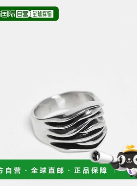 1h可退 香港直邮潮奢 ASOS 男士 ridge edges 设计防水不锈钢磨毛