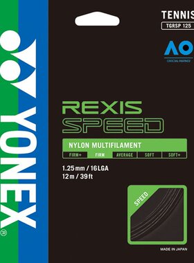日本直邮YONEX 网球线 Lexis Speed 125 TGRSP125-007
