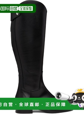 1h可退 香港直邮潮奢 aeyde 女士 黑色 Hector 高筒靴 A11KB06280