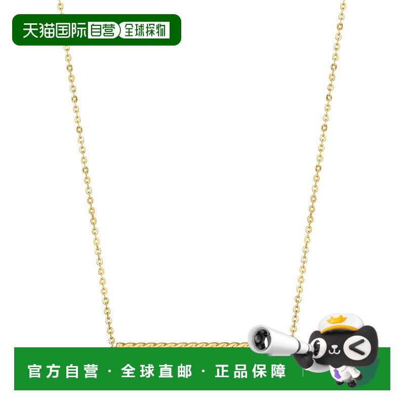 自营 Ross-Simons 意大利 14 克拉黄金扭纹条项链 - 18 英寸 美国
