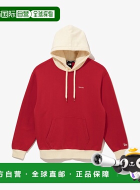 韩国直邮NEW ERA Originators 拼色连帽浅红色 14741985 _E