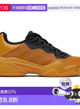 1h可退 香港直邮Y-3 女士 橙色 & 黑色 Barricade 13 Tennis 运动