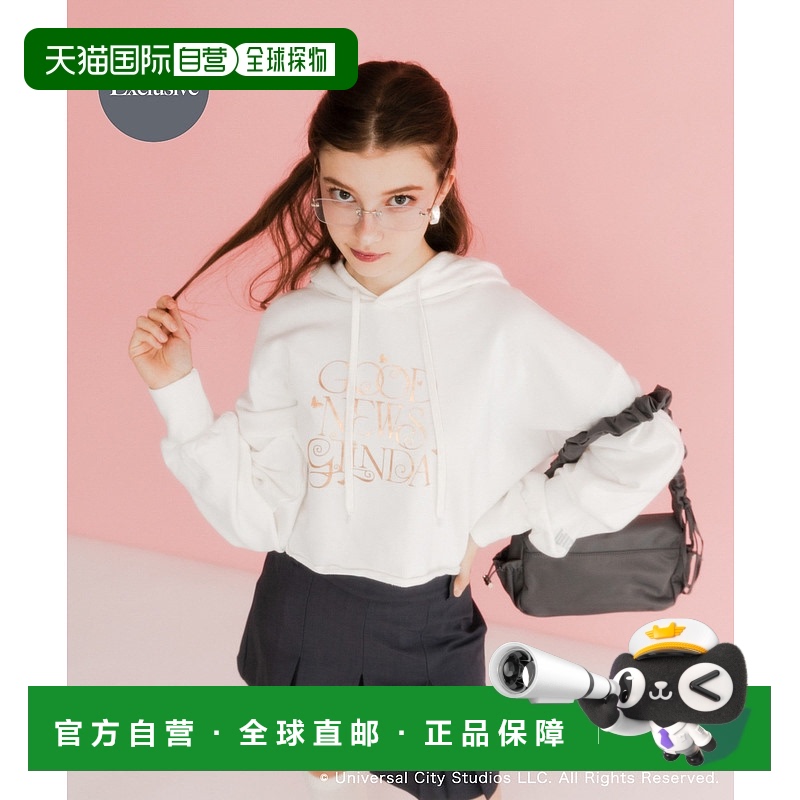 1h可退 日本直邮SENSE OF PLACE 女士WICKED联名刺绣图案 cropped