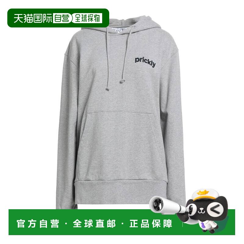 香港直邮J.W. Anderson 女士 连帽运动衫 GREY 灰色时尚舒适卫衣