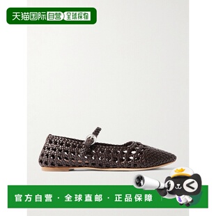 编织皮质玛丽珍芭蕾舞鞋 Nell F25P3014BTESP 女士 香港直邮Staud