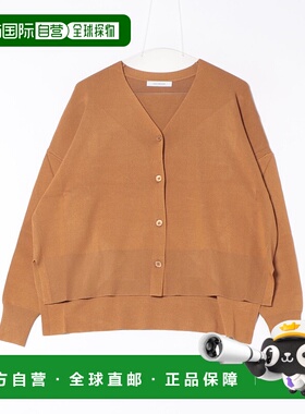 1h可退 日本直邮DOUX ARCHIVES 女装 宽松V领侧开衩针织开衫 2552