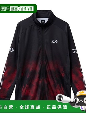 日本直邮Daiwa Wear DE-7725 Expert Light Zip 衬衫红色M 码