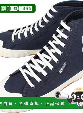 日本直邮SUPERGA 运动鞋 2295-棉毛圈贴片 3S21321W AAJ 海军蓝-
