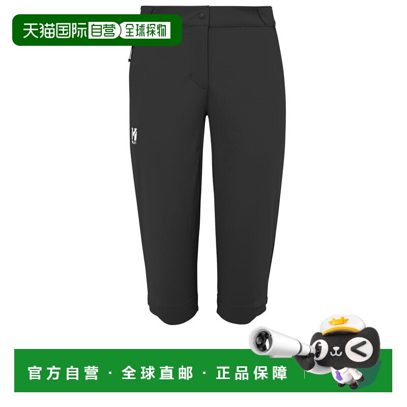 自营欧洲直邮Millet觅乐 UBIC 女款七分裤 黑色休闲裤运动登山裤