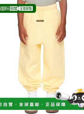 1h可退 香港直邮Essentials 女童 黄色 Classic Fit 儿童运动裤童