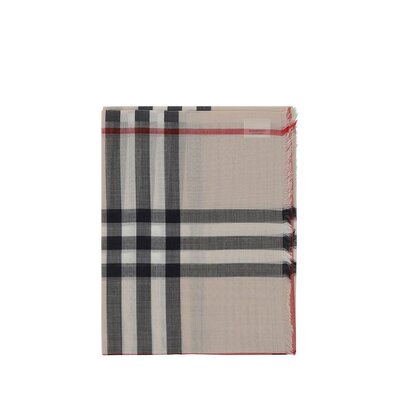 香港直邮BURBERRY 女士围巾 8078782A5129羊毛博柏利桑蚕丝 正品