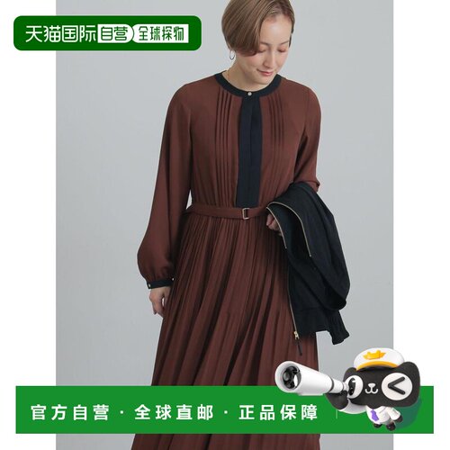 日本直邮Te chichi 女士 收腰褶皱连衣裙 210088132支付后1h可退
