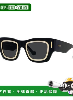 1h可退 香港直邮LOEWE 罗意威 女士 太阳镜 LW40168I01A black黑