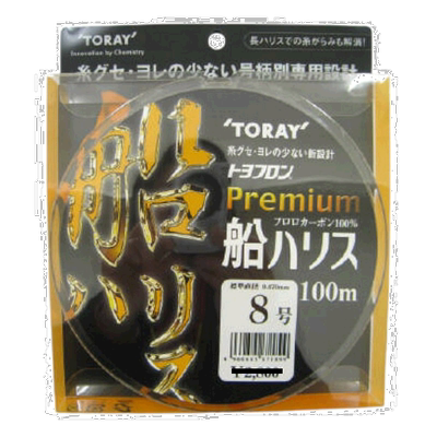 日本直邮东丽 Toyoflon Premium Ship Harris 100m 8 号自然色