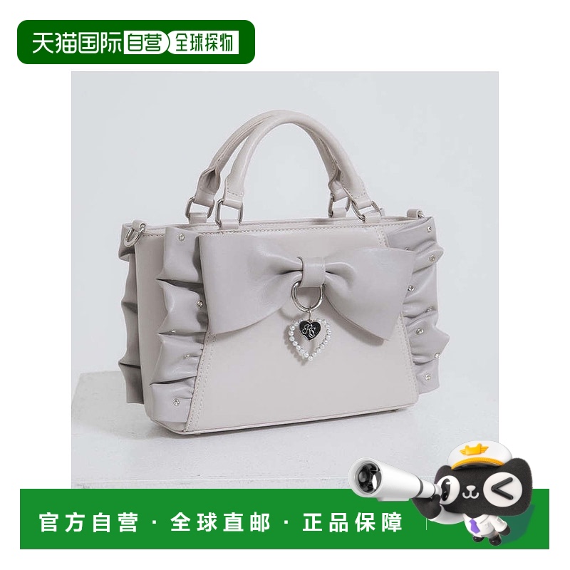 日本直邮日潮 DearMyLove梦展望 大蝴蝶结荷叶边珠饰包534874钱包