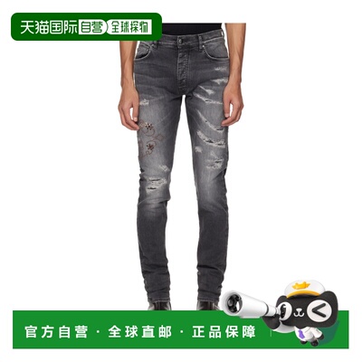 1h可退 香港直邮AMIRI 男士牛仔裤 AMBMJE1017BLACKSAND SS2026