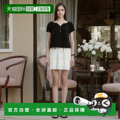 韩国直邮DUNST设计师休闲复古都市时尚日常新款女款雪纺衫UDBL4B2