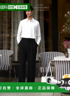 自营欧洲直邮AMI 经典白色 Ami de Coeur 棉质衬衫