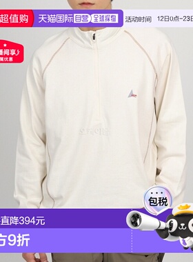 韩国直邮ROA 平纹针织半拉链 (RBMW092JY05-WTH0008) 长袖卫衣